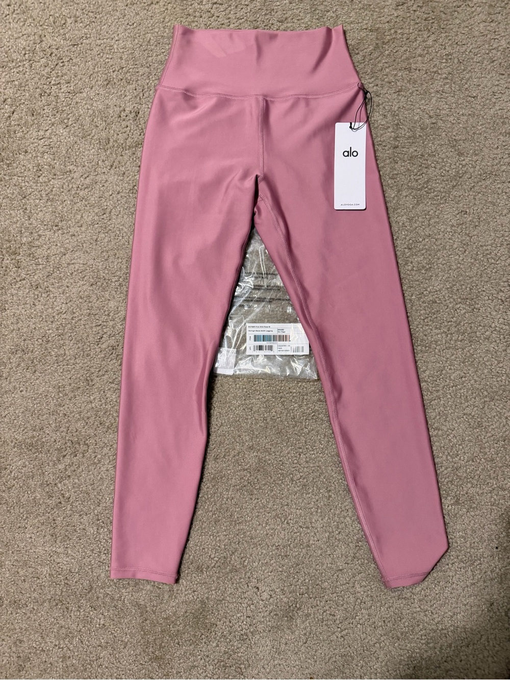 ALO Yoga High-Waist Pink Leggings